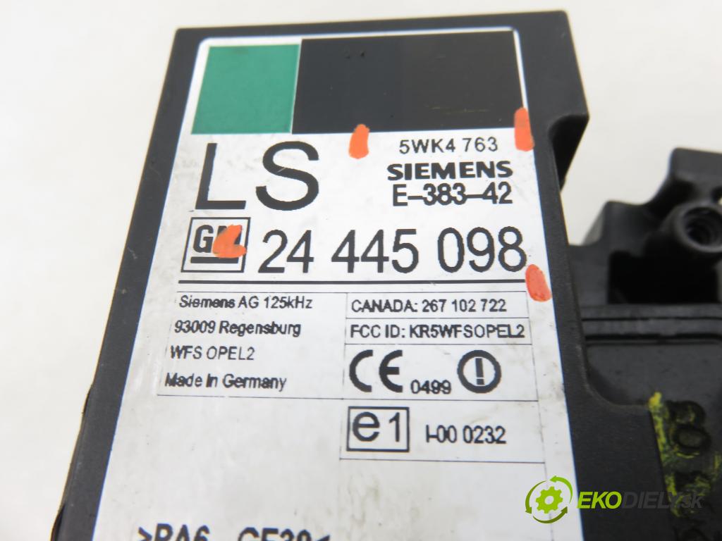 OPEL MERIVA A nadwozie wielkoprzestrzenne (MPV) (X03) MINIVAN 2003 92,00 1.8 - Z 18 XE 1796,00 spinačka 24445098 ; 5WK4763 (Spínacia skrinka)