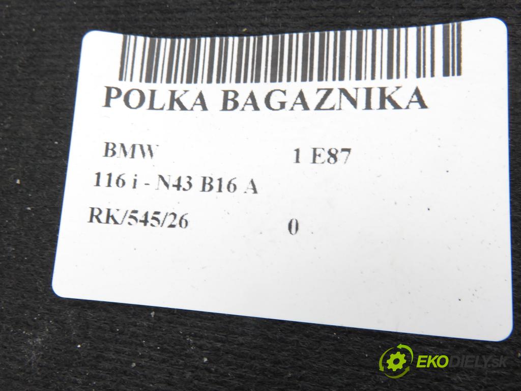 BMW 1 (E87) HB 2009 89,00 116 i - N43 B16 A 1599,00 POLKA: kufor