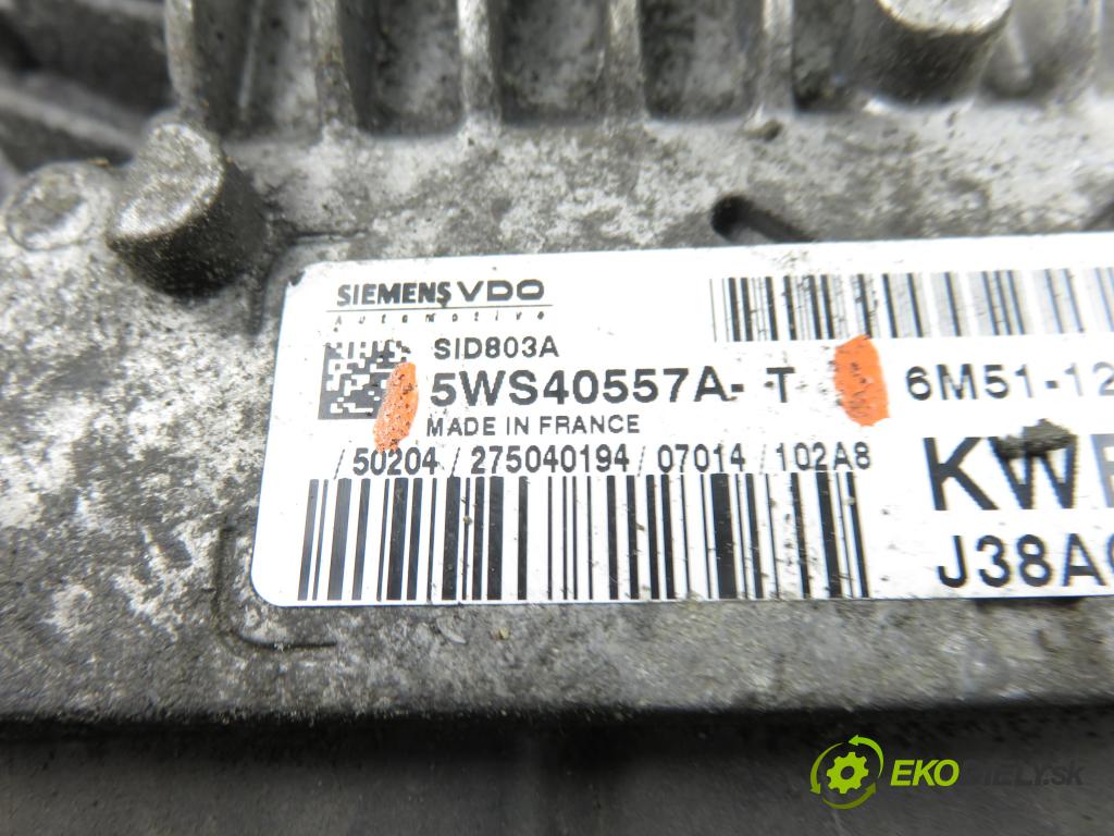 FORD FOCUS C-MAX (DM2) MINIVAN 2007 100,00 2.0 TDCi - G6DA 1997,00 Riadiaca jednotka Motor 6M5112A650AEA ; 5WS40557AT