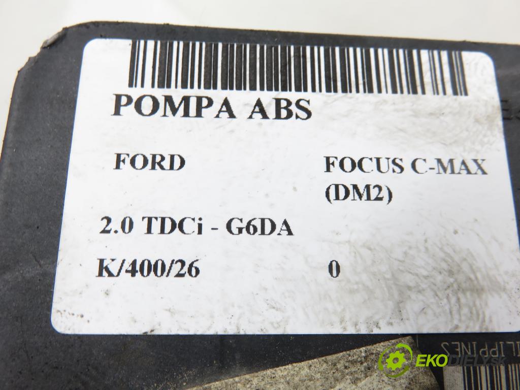FORD FOCUS C-MAX (DM2) MINIVAN 2007 100,00 2.0 TDCi - G6DA 1997,00 Pumpa ABS 10096001253 ; 3M512C405HC ; 10020603014 (Pumpa ABS)