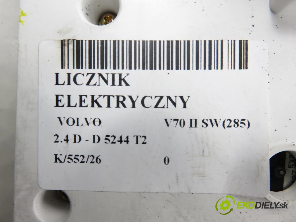 VOLVO V70 II SW (285) KOMBI 2003 96,00 2.4 D 131 2401,00 prístrojovka elektrický 8673262