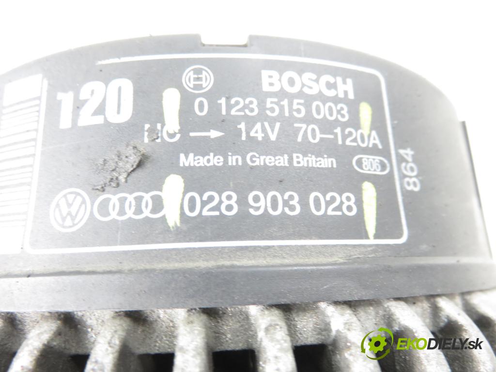 VW PASSAT B5 Variant (3B5) KOMBI 1998 81,00 1.9 TDI 110 - AFN 1896,00 Alternátor 028903028 ; 0123515003 (Alternátor)