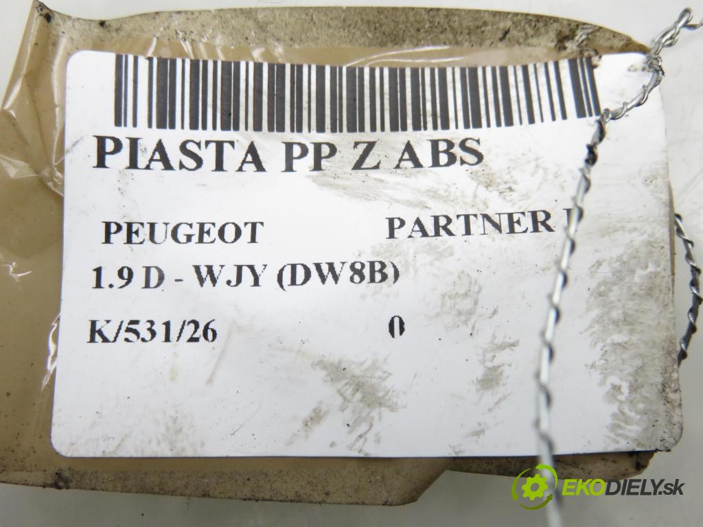 PEUGEOT PARTNER Skrzynia (5_, G_) FURGON 2005 51,00 1.9 D - WJY (DW8B) 1868,00 náboj PP ABS