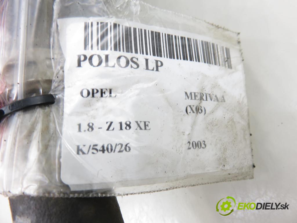 OPEL MERIVA A nadwozie wielkoprzestrzenne (MPV) (X03) MINIVAN 2003 92,00 1.8 - Z 18 XE 1796,00 poloos LP