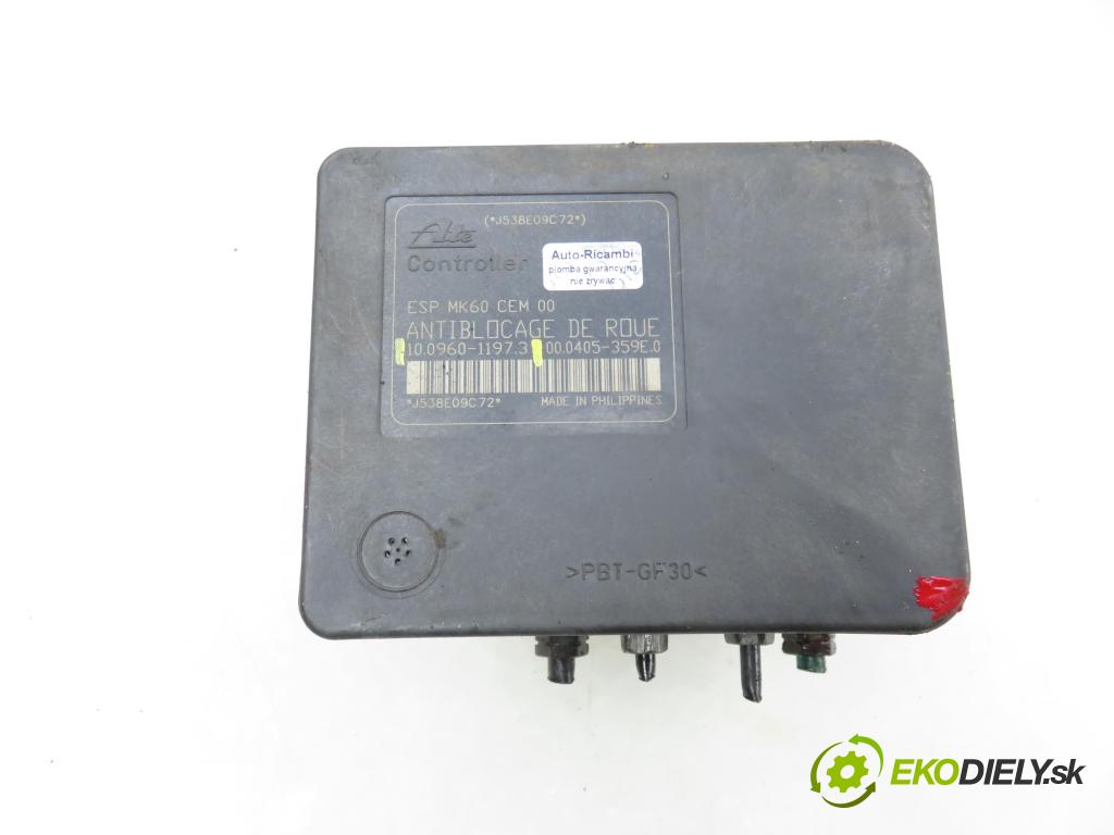 PEUGEOT 207 SW (WK_) KOMBI 2008 70,00 1.4 16V - 8FS (EP3) 1397,00 Pumpa ABS 10096011973 ; 9663945780 ; 10020603704 (Pumpa ABS)