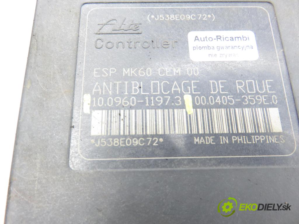 PEUGEOT 207 SW (WK_) KOMBI 2008 70,00 1.4 16V - 8FS (EP3) 1397,00 Pumpa ABS 10096011973 ; 9663945780 ; 10020603704 (Pumpa ABS)