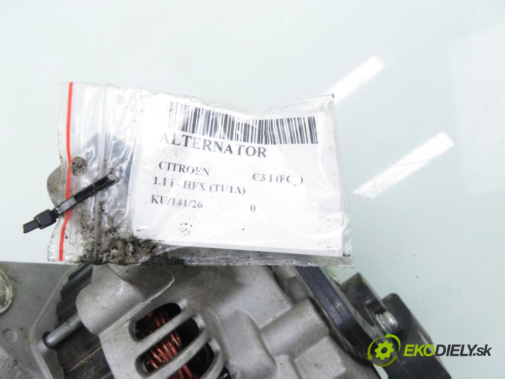 CITROEN C3 I (FC_) HB 2003 44,00 1.1 i - HFX (TU1A) 1124,00 Alternátor A5024 (Alternátor)