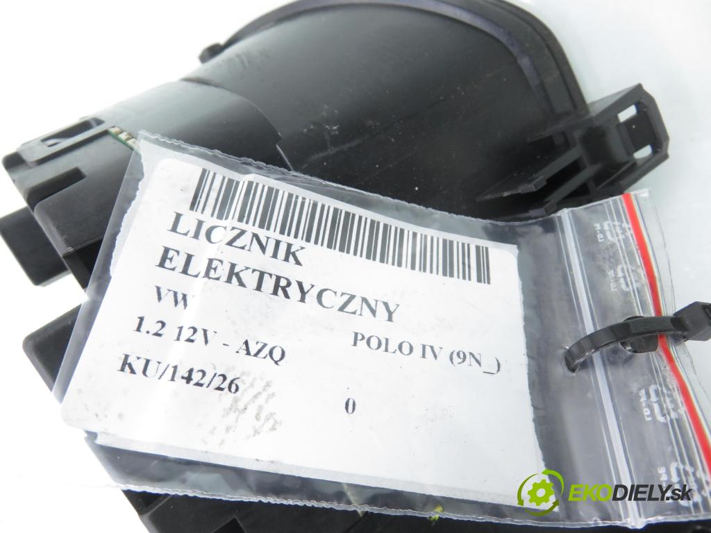 VW POLO (9N_) HB 2004 47,00 1.2 12V 64 - AZQ 1198,00 Prístrojovka elektrický 6Q0920800P