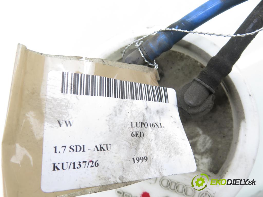 VW LUPO (6X1, 6E1) HB 1999 44,00 1.7 SDI - AKU 1716,00 senzor hladiny paliva 6X0919183B ; 220806003002