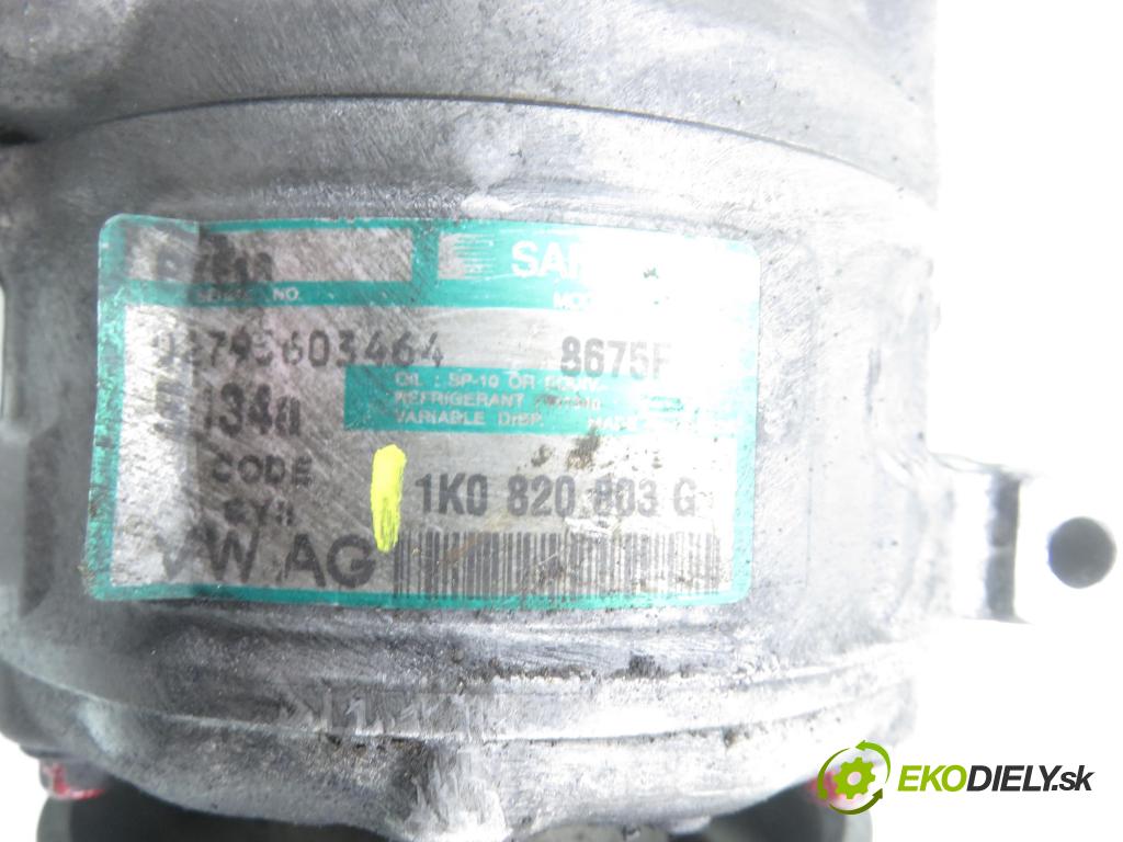 VW GOLF V (1K1) HB 2004 77,00 1.9 TDI PD 105 - BKC 1896,00 KOMPRESOR: klimatizácie 1K0820803G (Kompresor klimatizácie)