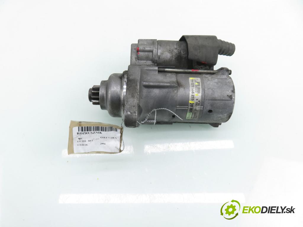 VW GOLF V (1K1) HB 2004 77,00 1.9 TDI PD 105 - BKC 1896,00 Štartér 02Z911023H. ; D7GS8 (Štartér)