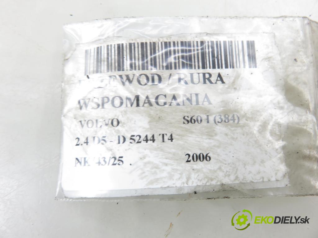 VOLVO S60 I (384) SEDAN 2006 136,00 2.4 D5 - D 5244 T4 2400,00 trubka / Rúra servočerpadlo 8683090