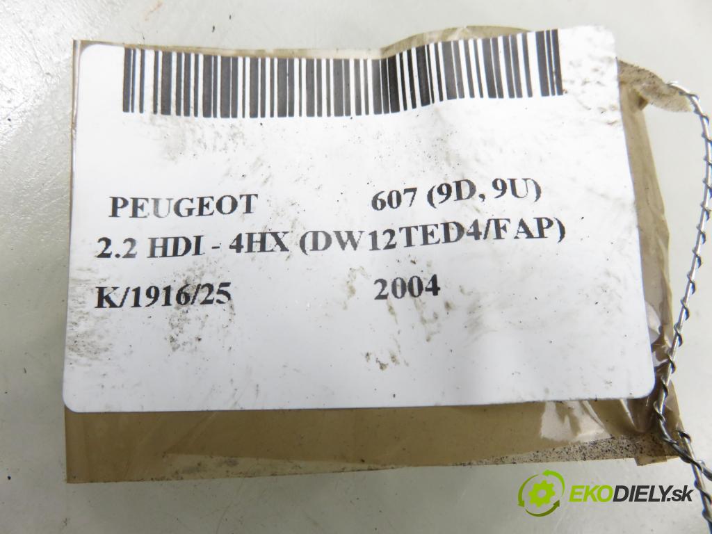 PEUGEOT 607 (9D, 9U) SEDAN 2004 98,00 2.2 HDI - 4HX (DW12TED4/FAP) 2179,00 chladič vody