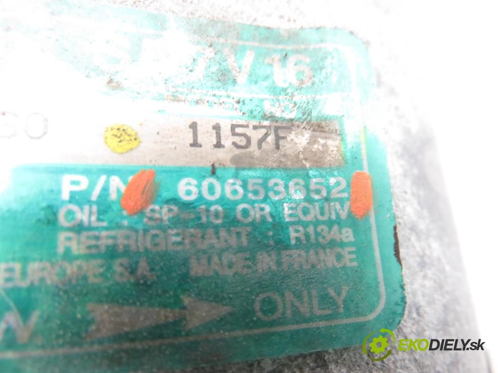 ALFA ROMEO 156 Sportwagon (932_) KOMBI 2004 110,00 1.9 JTD 16V Q4 - 937 A5.000 1910,00 KOMPRESOR: klimatizace 60653652 (Kompresor klimatizace)