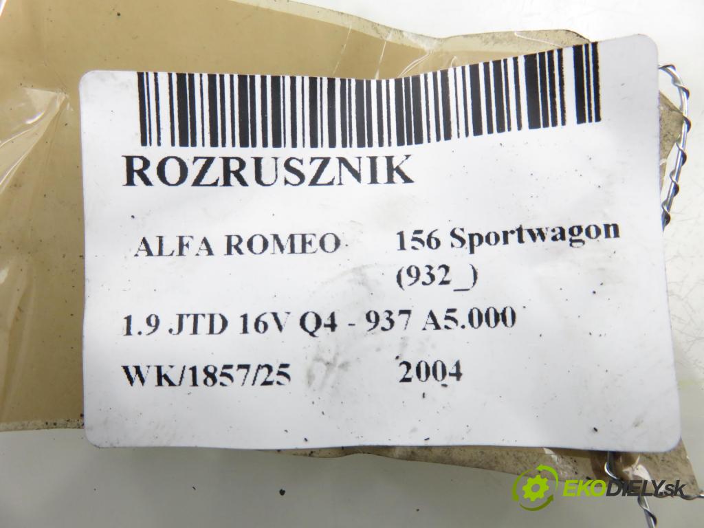 ALFA ROMEO 156 Sportwagon (932_) KOMBI 2004 110,00 1.9 JTD 16V Q4 - 937 A5.000 1910,00 Štartér 0986018900 (Štartér)