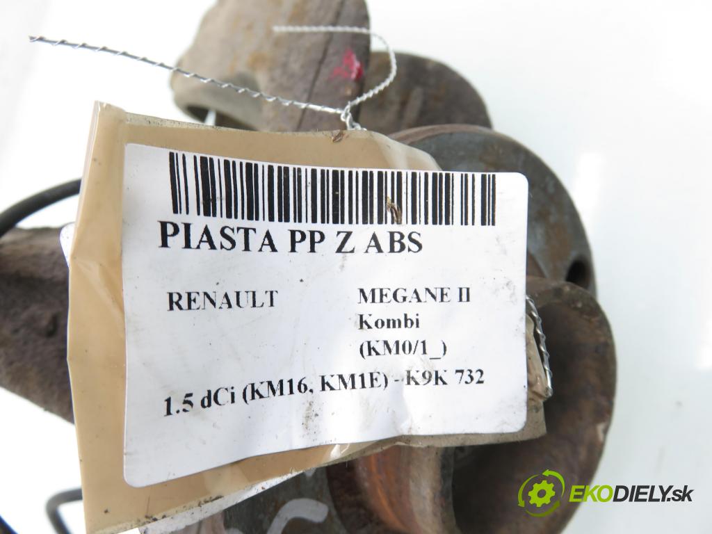 RENAULT MEGANE II Kombi (KM0/1_) KOMBI 2006 78,00 1.5 dCi 106 - K9K 732 1461,00 náboj PP ABS