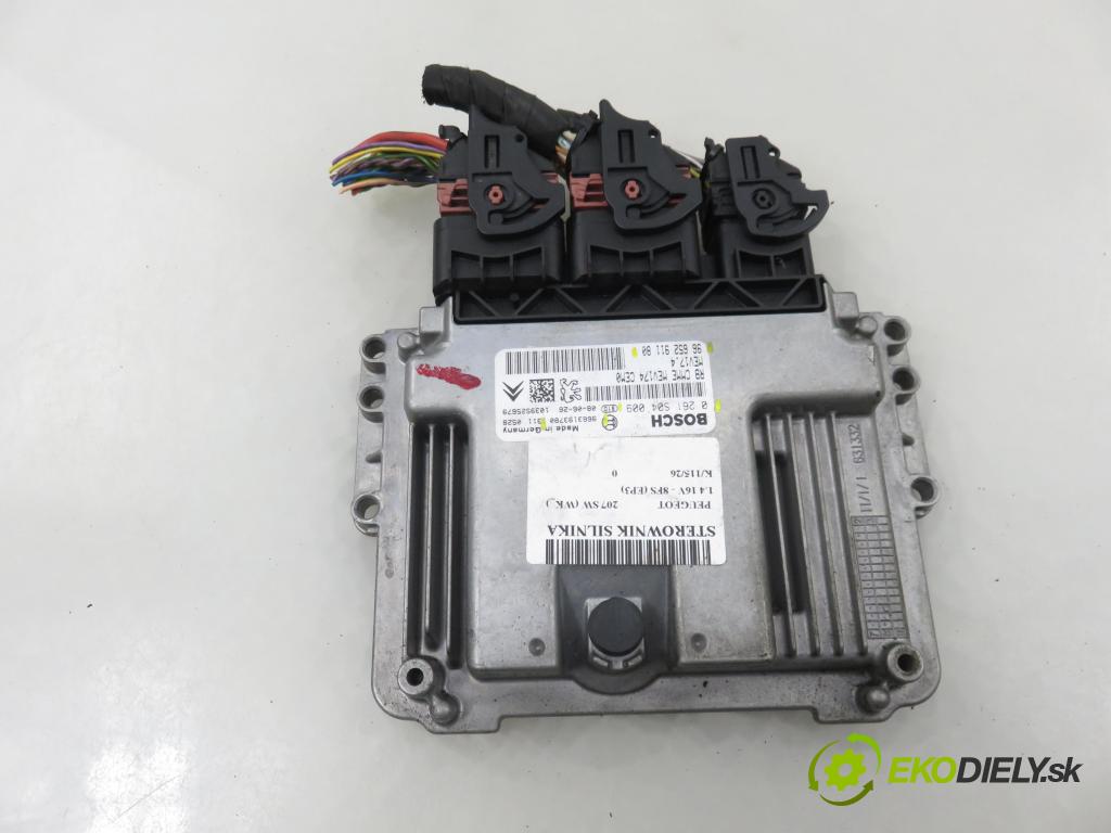 PEUGEOT 207 SW (WK_) KOMBI 2008 70,00 1.4 16V - 8FS (EP3) 1397,00 Riadiaca jednotka Motor 0261S04009 ; 9665291180 ; 9663193780