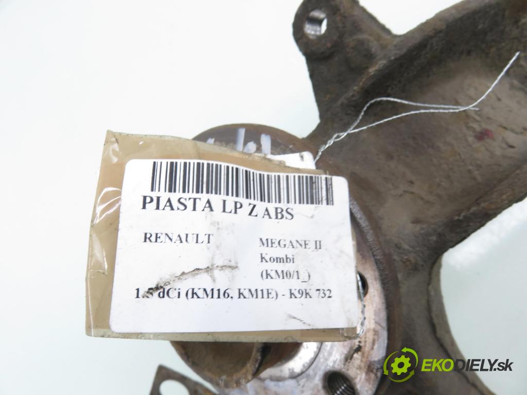 RENAULT MEGANE II Kombi (KM0/1_) KOMBI 2006 78,00 1.5 dCi 106 - K9K 732 1461,00 náboj LP ABS