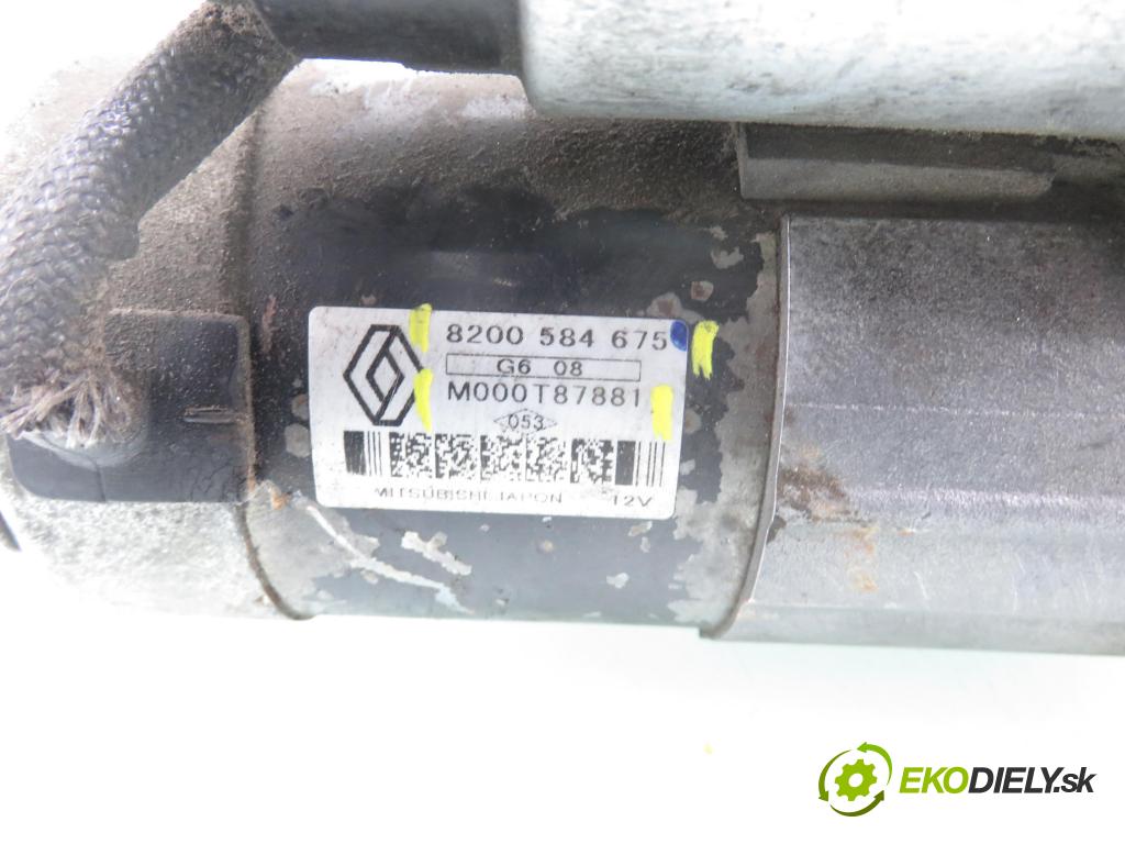 RENAULT MEGANE II Kombi (KM0/1_) KOMBI 2006 78,00 1.5 dCi 106 - K9K 732 1461,00 Štartér 8200584675 ; M000T87881 (Štartér)