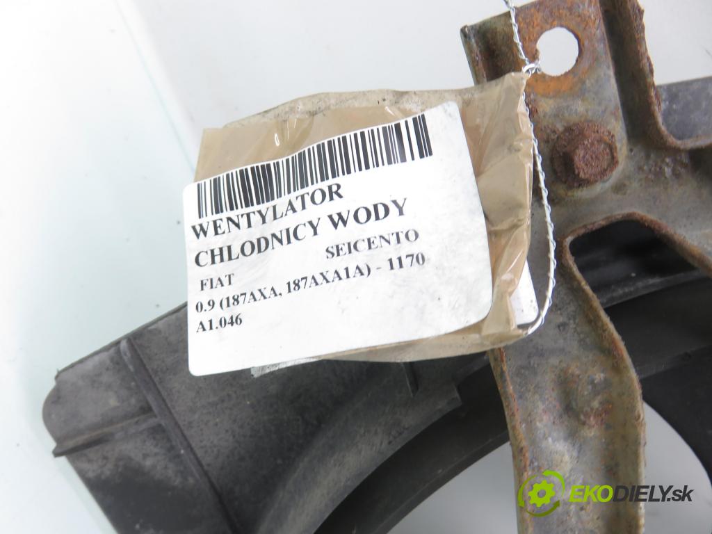 FIAT SEICENTO / 600 (187_) HB 1999 29,00 0.9 39 - 1170 A1.046 899,00 Ventilátor chladič vody