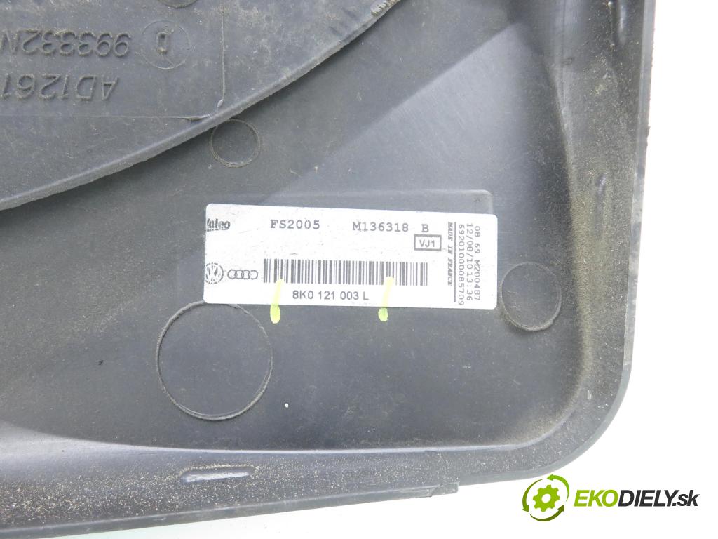 AUDI A4 Avant (8K5, B8) KOMBI 2010 105,00 2.0 TDI - CAGA 1968,00 Ventilátor chladič klíma/voda 989462U ; 8K0121003L