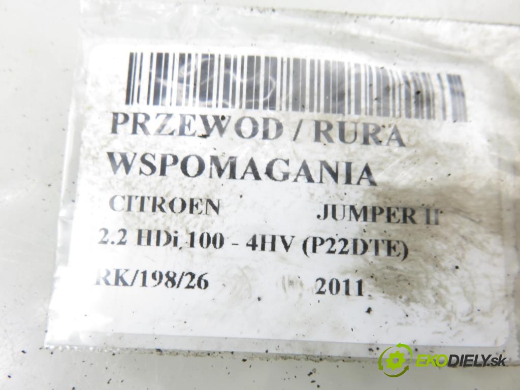 CITROEN JUMPER Skrzynia FURGON 2011 74,00 2.2 HDi 100 - 4HV (P22DTE) 2198,00 rúrka / Rúra servočerpadlo 1359958080
