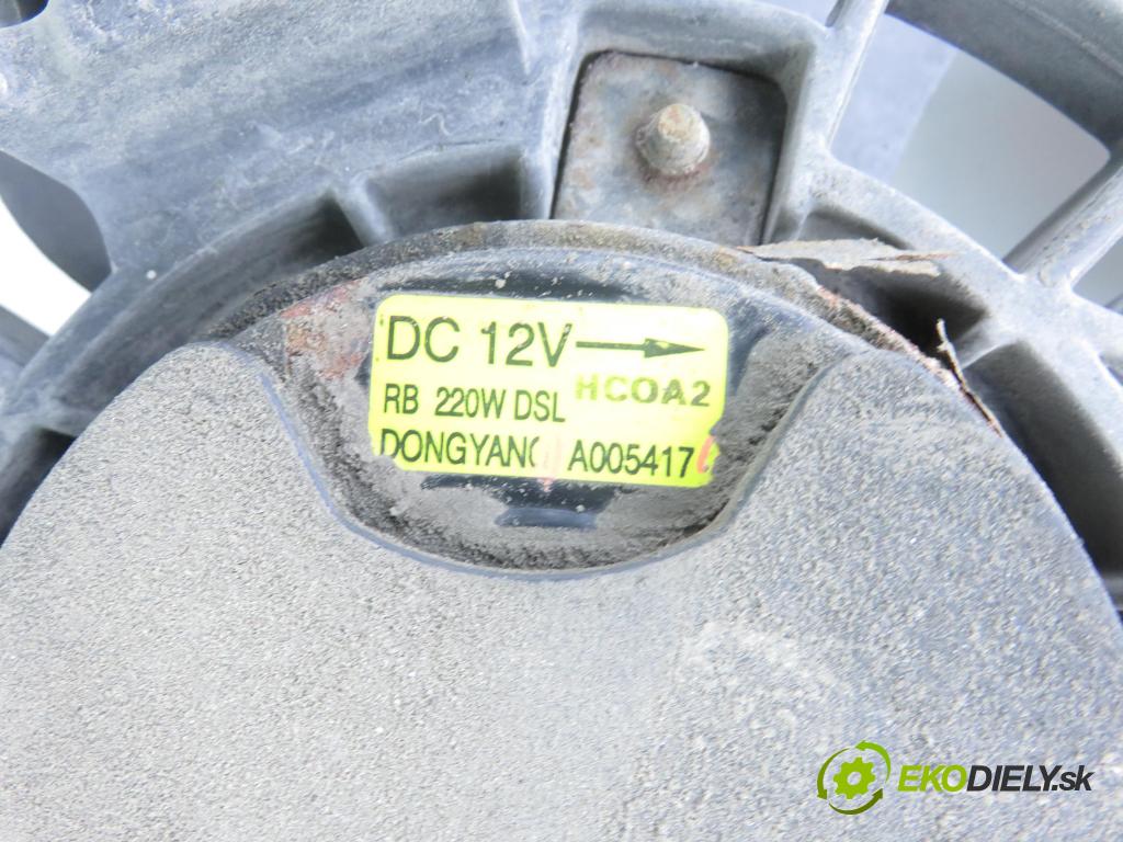 KIA RIO III (UB) HB 2012 55,00 1.1 CRDi - D3FA 1120,00 Ventilátor chladič klíma/voda A005417