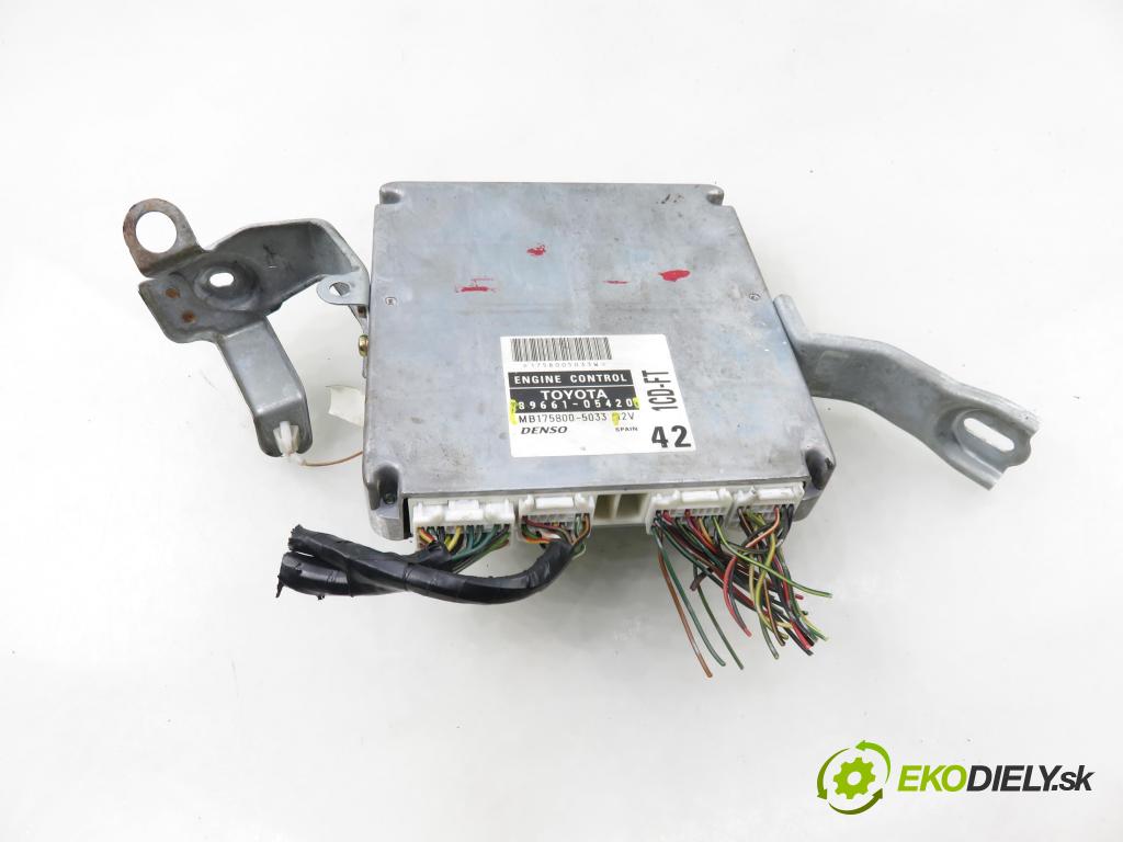 TOYOTA AVENSIS (_T22_) LIFTBACK 2001 81,00 2.0 D-4D (CDT220_) - 1CD-FTV 1995,00 Riadiaca jednotka Motor 8966105420 ; 1758005033 ; MB1758005033