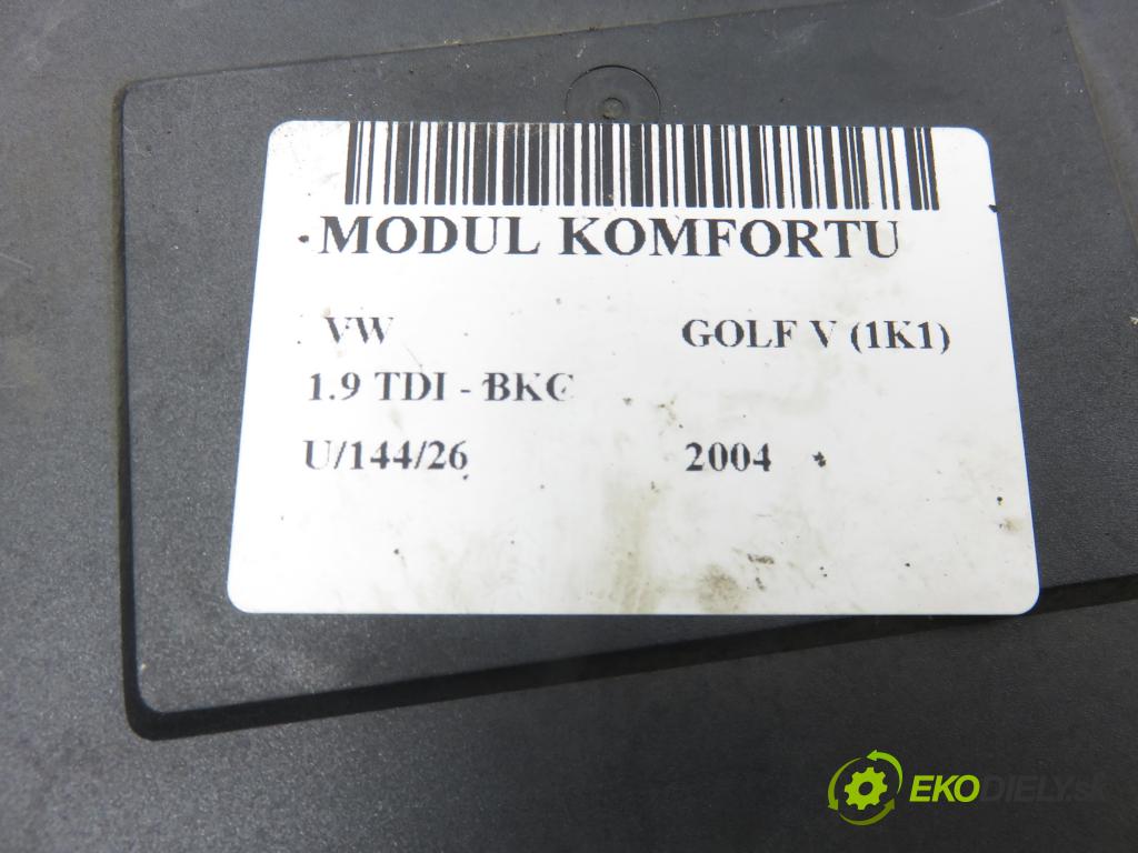 VW GOLF V (1K1) HB 2004 77,00 1.9 TDI PD 105 - BKC 1896,00 MODUL BORDNETZ 1K0937049L ; F005V00459