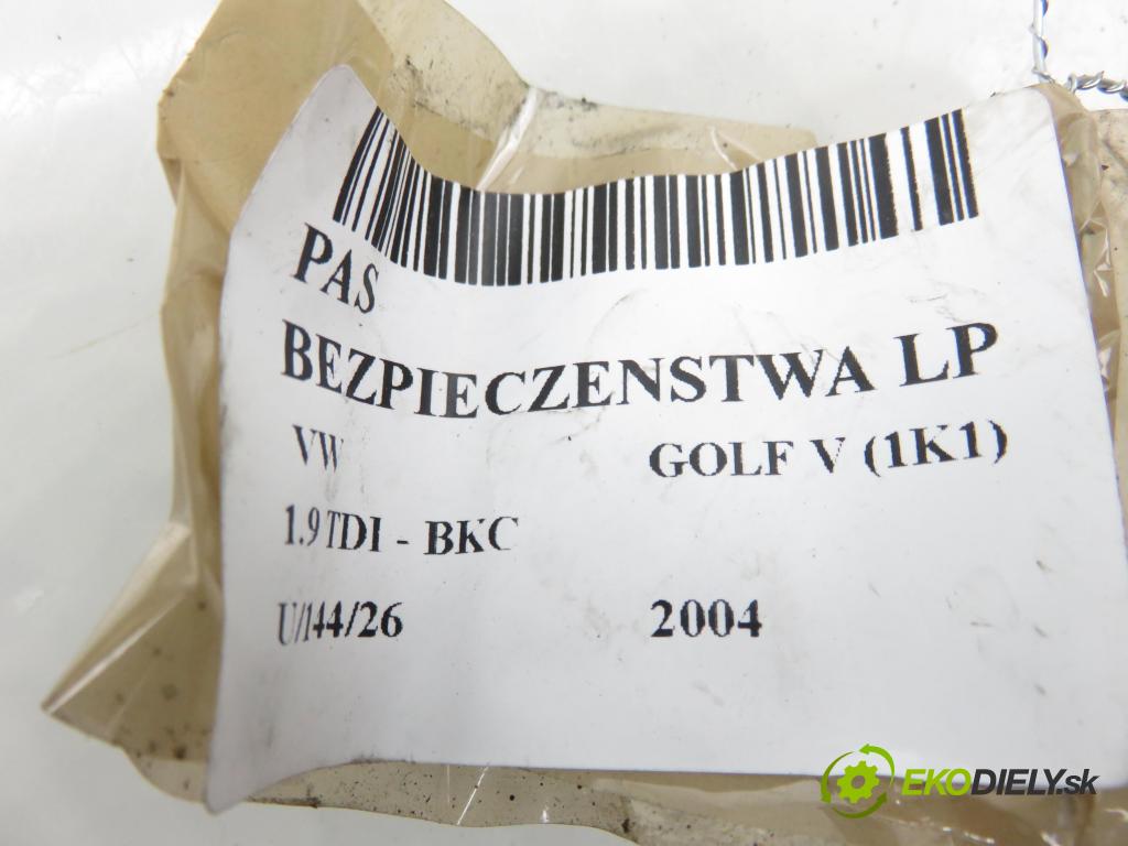 VW GOLF V (1K1) HB 2004 77,00 1.9 TDI PD 105 - BKC 1896,00 Držiak bezpečnostný LP 1K4857705D