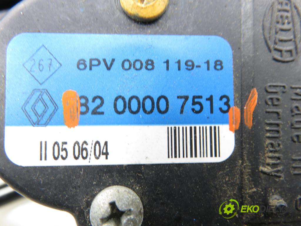 RENAULT ESPACE IV (JK0/1_) VAN 2005 85,00 1.9 dCi 116 - F9Q 820 1870,00 Potenciometer plynu 8200007513 (Potenciometer plynového pedálu)