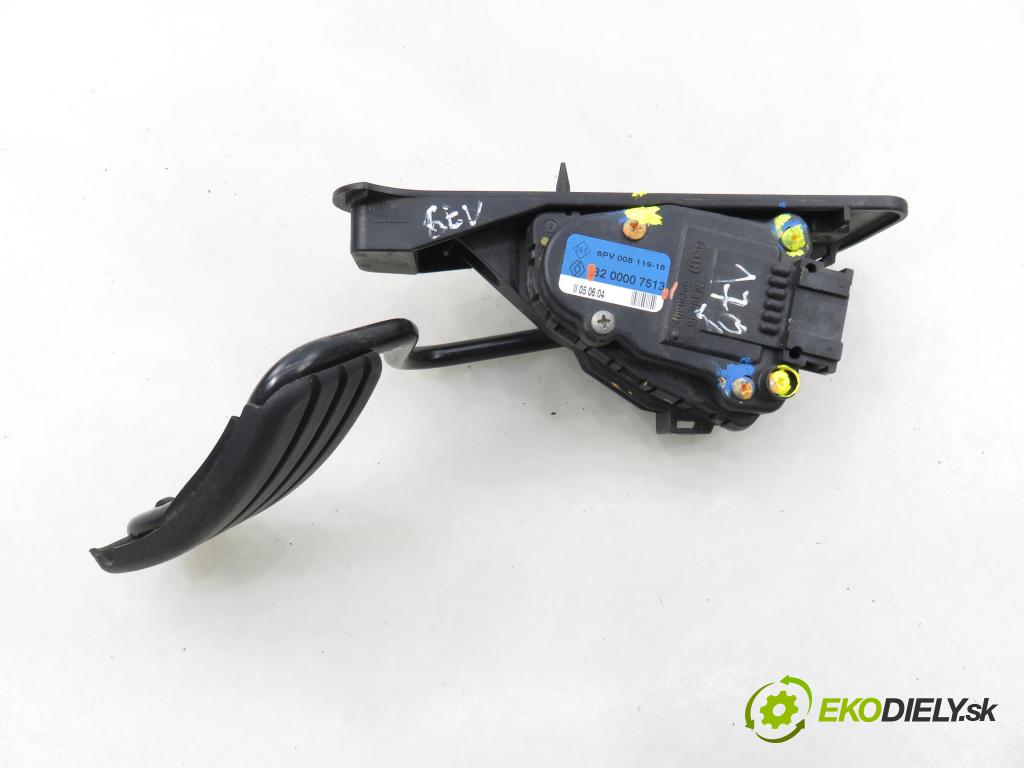 RENAULT ESPACE IV (JK0/1_) VAN 2005 85,00 1.9 dCi 116 - F9Q 820 1870,00 Potenciometer plynu 8200007513 (Potenciometer plynového pedálu)