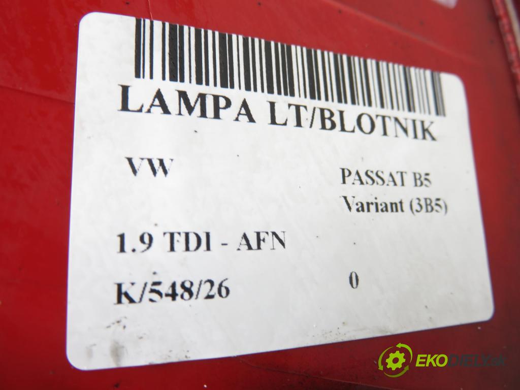 VW PASSAT B5 Variant (3B5) KOMBI 1998 81,00 1.9 TDI 110 - AFN 1896,00 Svetlo ľavé zadné 3B9945111F