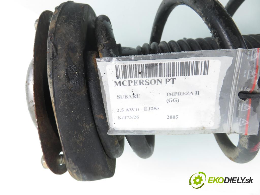 SUBARU IMPREZA kombi (GG) KOMBI 2005 123,00 2.5 167 2457,00 MCPERSON pravé zadné 423135JP