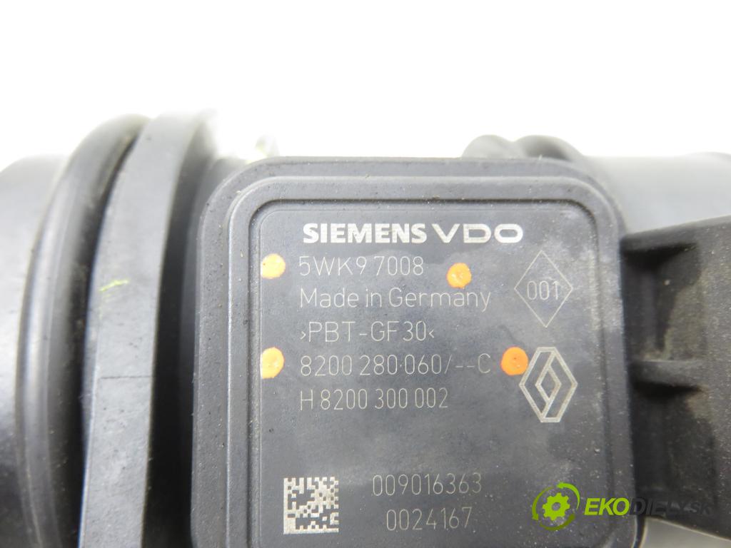RENAULT MEGANE II Kombi (KM0/1_) KOMBI 2006 78,00 1.5 dCi 106 - K9K 732 1461,00 váha vzduchu vzduchu 5WK97008 ; 8200280060C