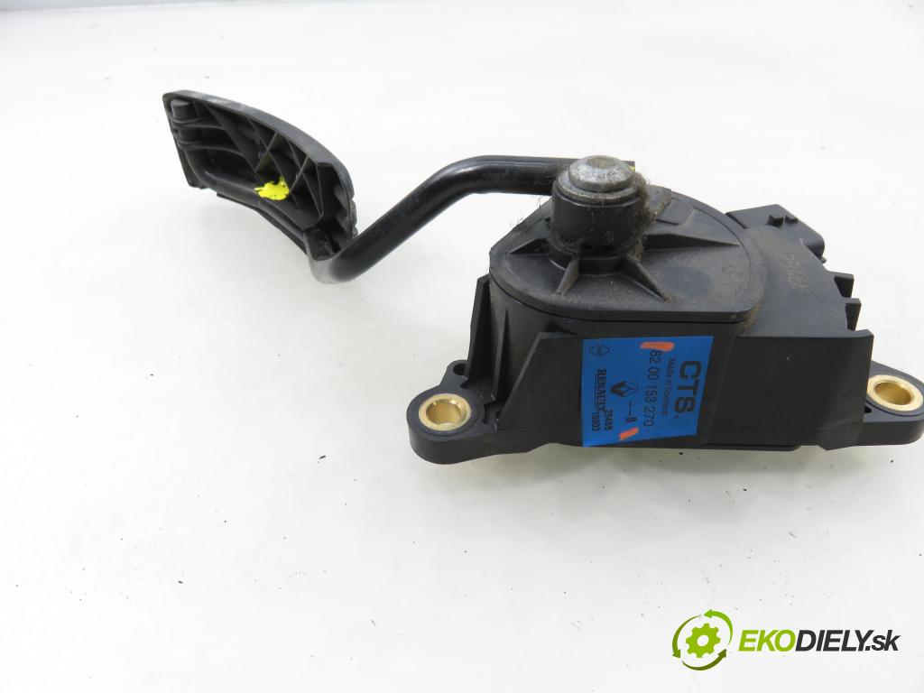 RENAULT MEGANE II Kombi (KM0/1_) KOMBI 2006 78,00 1.5 dCi 106 - K9K 732 1461,00 Potenciometer plynu 8200153270B (Potenciometer plynového pedálu)