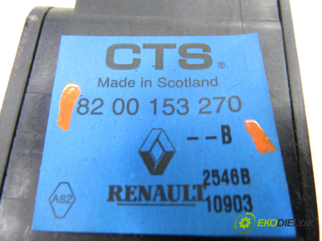 RENAULT MEGANE II Kombi (KM0/1_) KOMBI 2006 78,00 1.5 dCi 106 - K9K 732 1461,00 Potenciometer plynu 8200153270B (Potenciometer plynového pedálu)