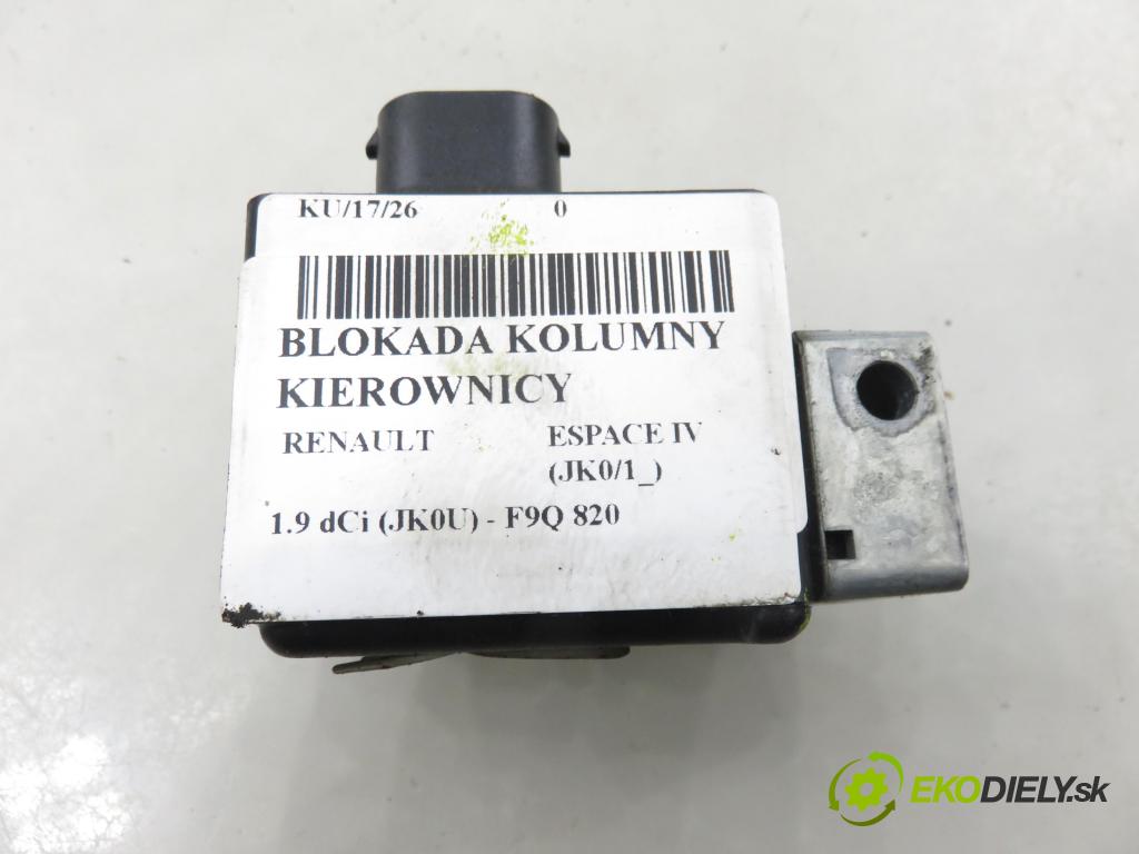 RENAULT ESPACE IV (JK0/1_) VAN 2005 85,00 1.9 dCi 116 - F9Q 820 1870,00 blokáda tyče volantu 8200033233