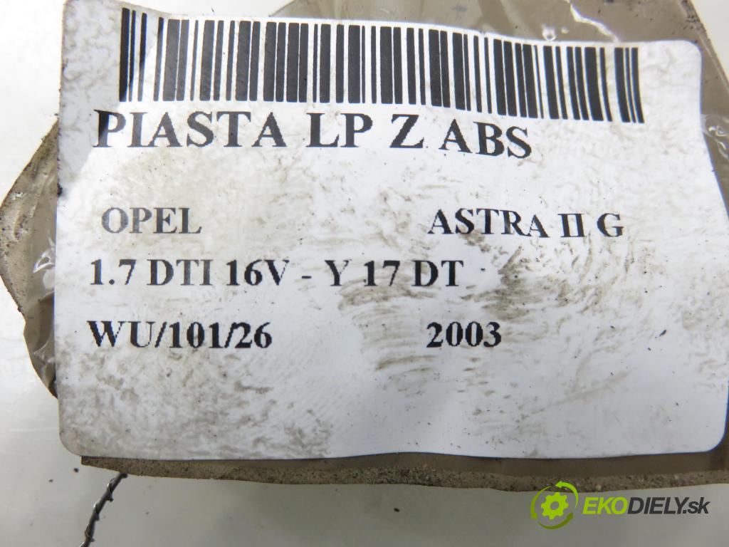 OPEL ASTRA G liftback (T98) HB 2003 55,00 1.7 DTI 16V - Y 17 DT 1686,00 náboj LP ABS