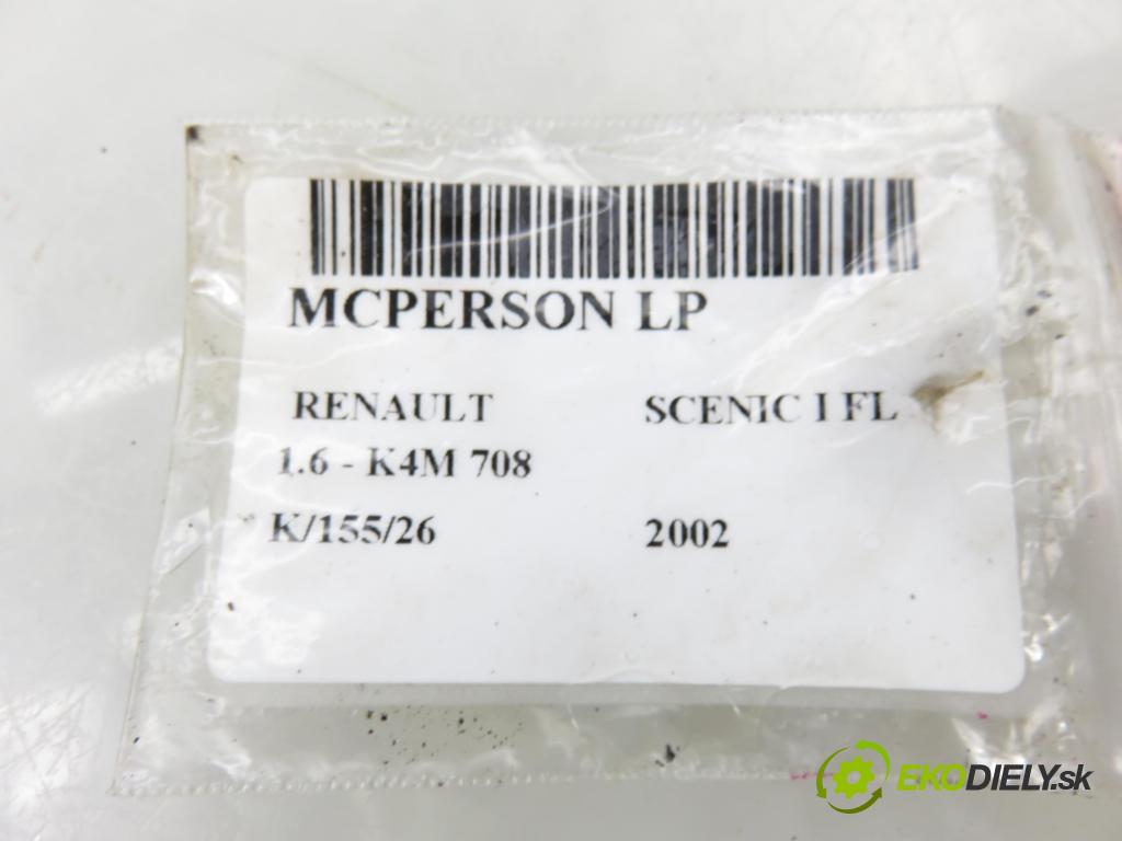 RENAULT SCENIC I (JA0/1_) MINIVAN 2002 0,00 1.6 - K4M 708 1598,00 MCPERSON LP 16242