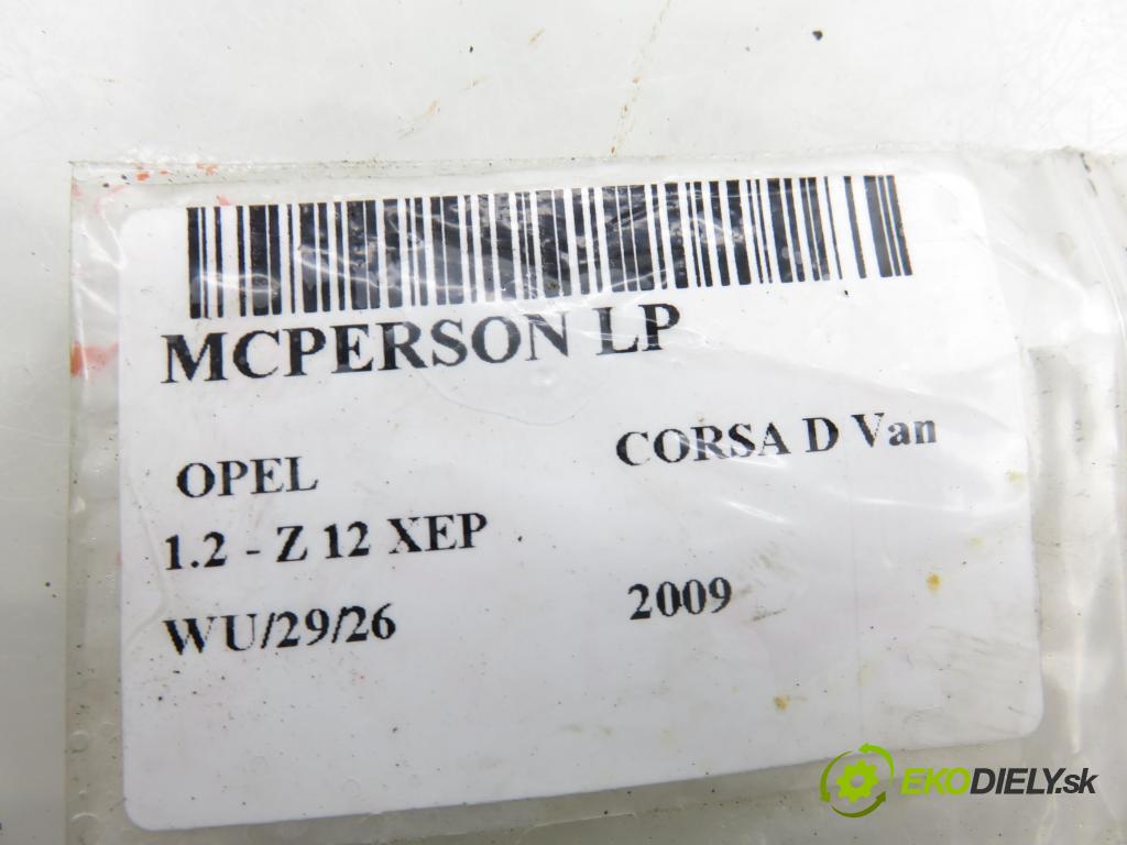 OPEL CORSA D Van HB 2009 0,00 1.2 - Z 12 XEP 1229,00 MCPERSON LP 13214353