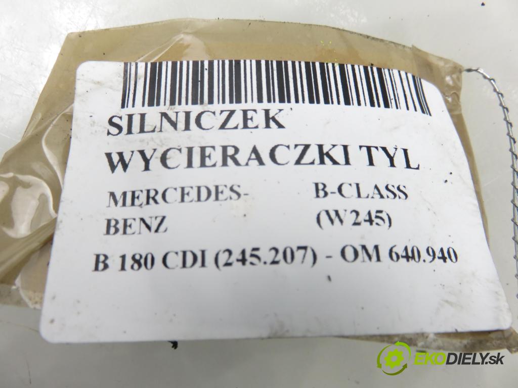 MERCEDES-BENZ KLASA B Sports Tourer (W245) HB 2007 80,00 B 180 CDI 109 - OM 640.940 1991,00 Motorček stierače zadné A1698201440
