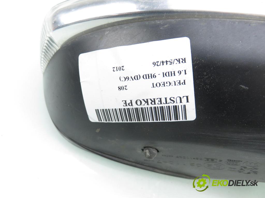 PEUGEOT 208 I (CA_, CC_) HB 2012 84,00 9HD (DV6C) 1560,00 Spätné zrkadlo 