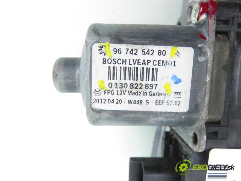 PEUGEOT 208 I (CA_, CC_) HB 2012 84,00 9HD (DV6C) 1560,00 Mechanizmus okien 9674254280 ; 9673153280 ; 0130822697