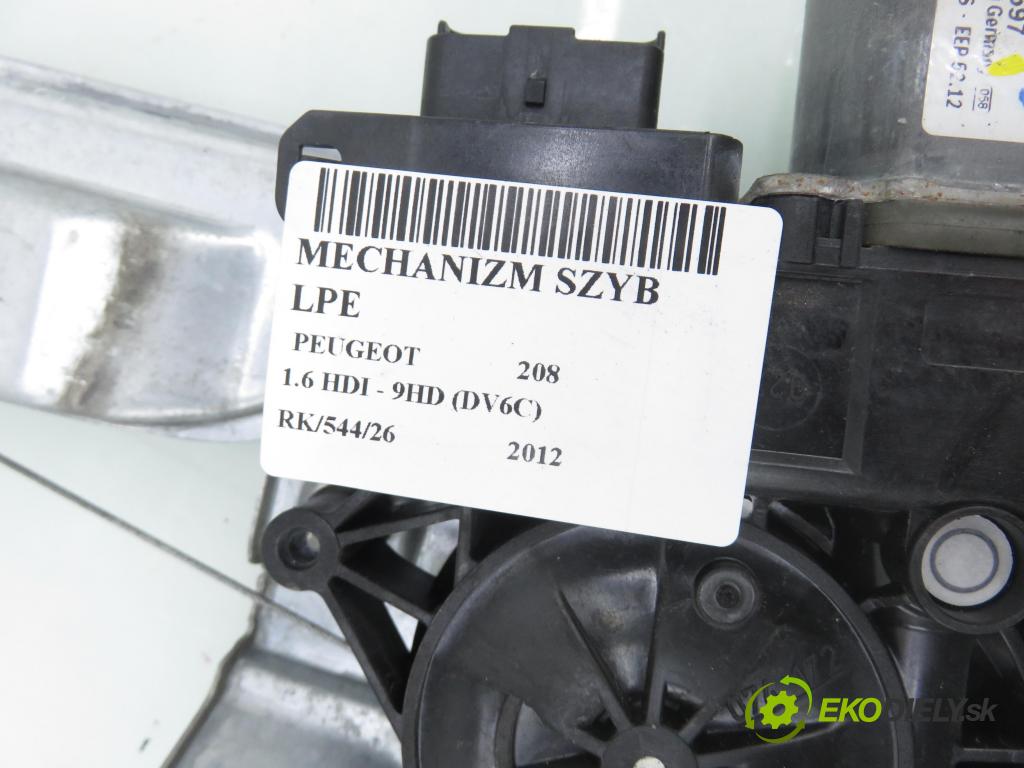 PEUGEOT 208 I (CA_, CC_) HB 2012 84,00 9HD (DV6C) 1560,00 Mechanizmus okien 9674254280 ; 9673153280 ; 0130822697