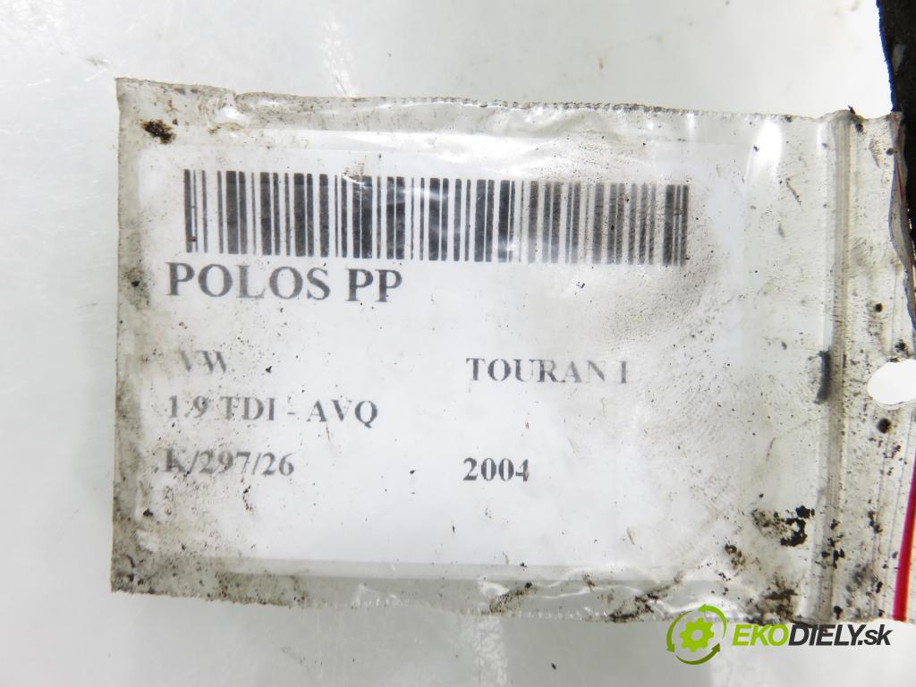 VW TOURAN (1T1, 1T2) MINIVAN 2004 74,00 1.9 TDI PD 100 - AVQ 1896,00 poloos PP 
