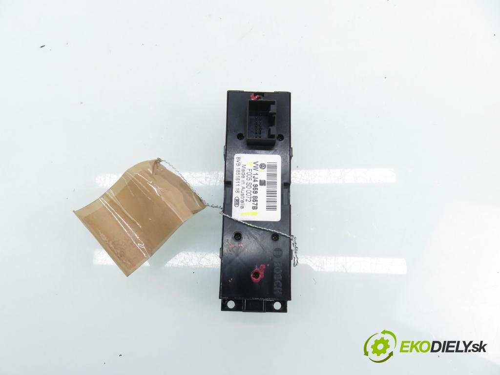 SEAT LEON (1M1) HB 2001 92,00 1.8 20V - AGN 1781,00 Panel ovládania okien 1J4959857B ; F005S00072