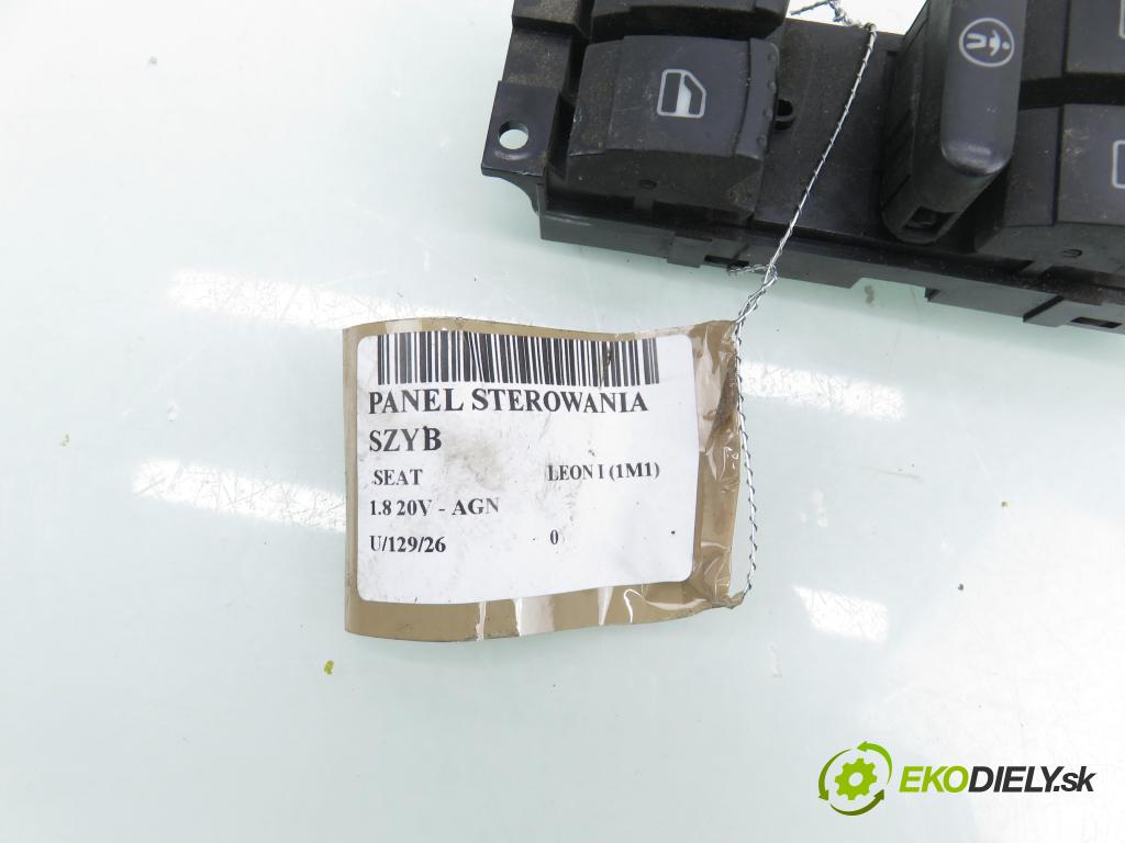 SEAT LEON (1M1) HB 2001 92,00 1.8 20V - AGN 1781,00 Panel ovládania okien 1J4959857B ; F005S00072