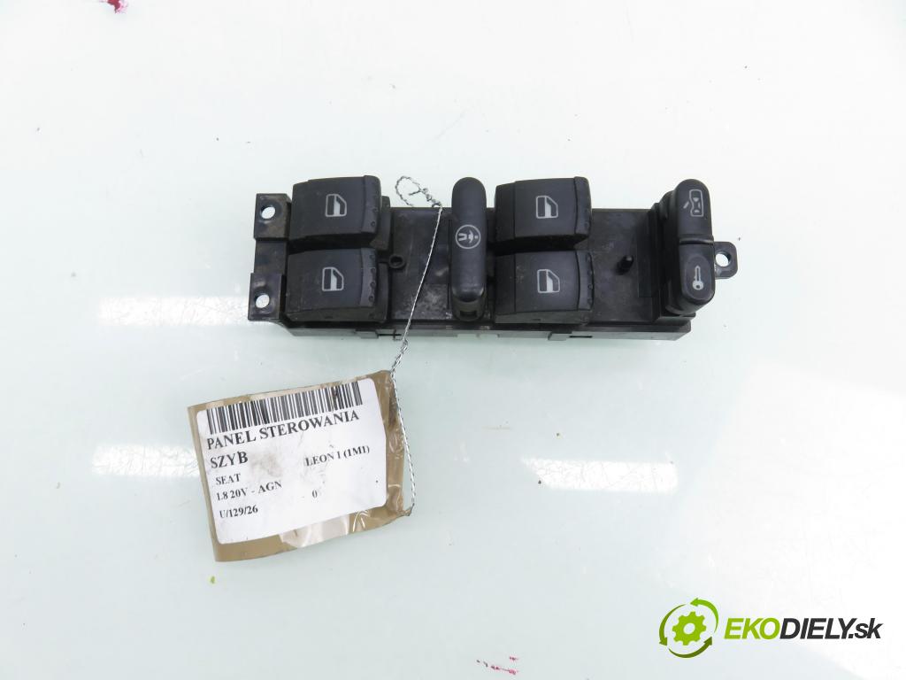 SEAT LEON (1M1) HB 2001 92,00 1.8 20V - AGN 1781,00 Panel ovládania okien 1J4959857B ; F005S00072