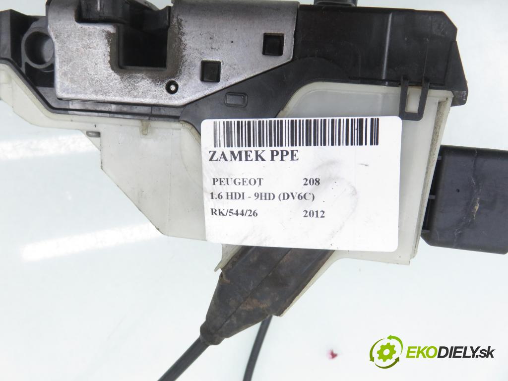 PEUGEOT 208 I (CA_, CC_) HB 2012 84,00 9HD (DV6C) 1560,00 zámok 9688079980